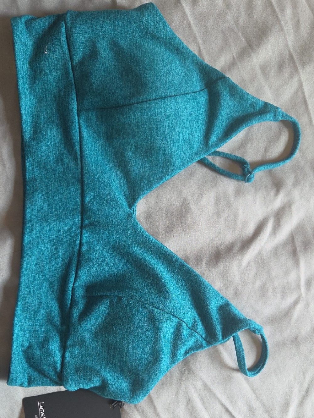 Lanston Sport Teal Sports Bra